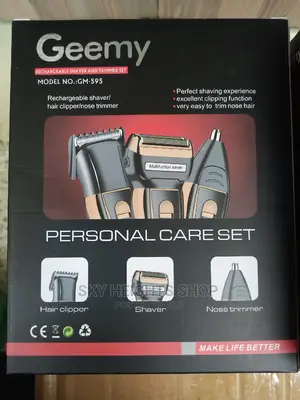 New Rechargeable Electric Shaver Trimmer Personal Care Set