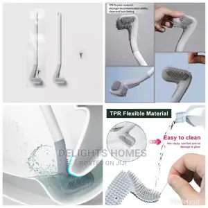 Silicone Bristle Toilet Brush