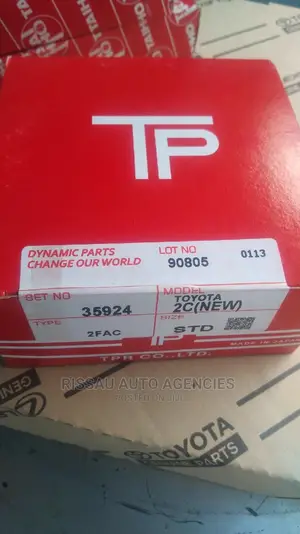 Toyota 2c/3c Engine TP Standard Piston Rings Made in Japan.