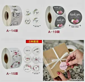500pcs Thank You Sticker Roll