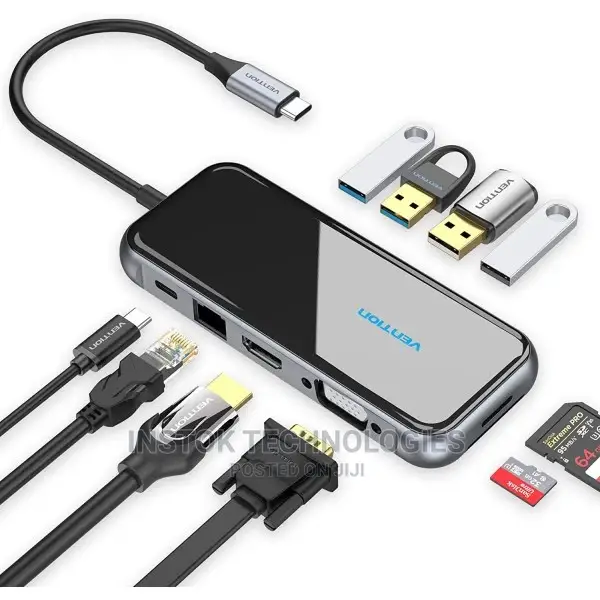 Vention 10-In-1 USB Type C Multi-Function Data Hub