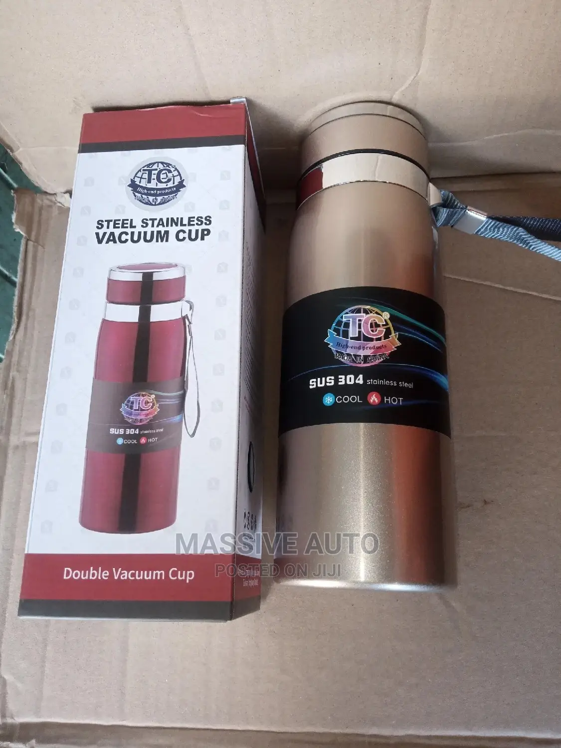 Steel Stainless Vacuum Cup Available