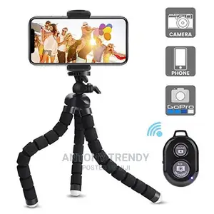 Flexible Tripod With Bluetooth Remote