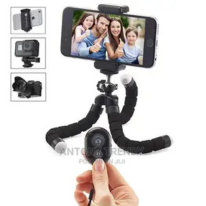 Flexible Tripod With Bluetooth Remote