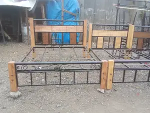 5 by 6 Metal Frame Mahogany Stands
