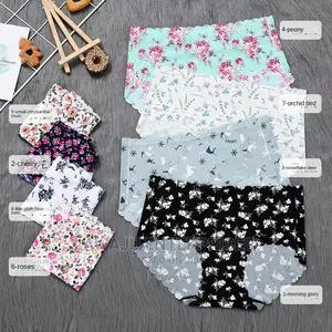 3pcs Women Printed Briefs