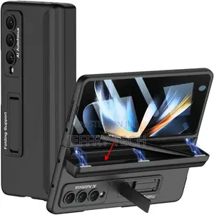 Samsung Galaxy Z Fold 4 Case Magnetic Hinge Protection Built