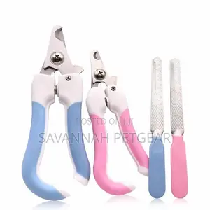 Professional Pet Nail Clippers + Nail File for Cats Dogs