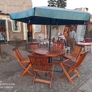 Set of Canopy Chairs and Table