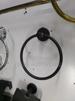 Black Towel Ring