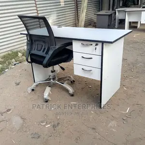 1.2 Mtrs Office Desk Plus Low Back Recliner Mesh Chair