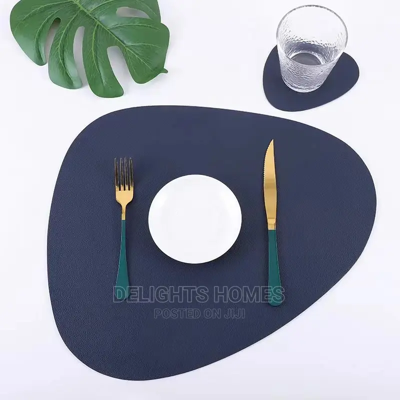 12pcs Leather Table Mats