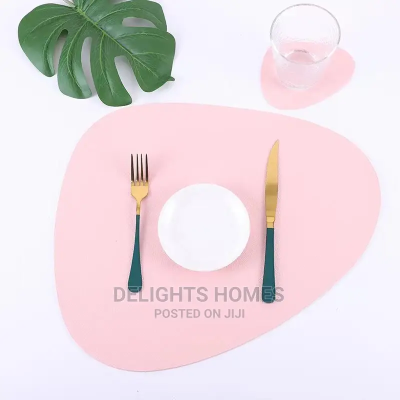 12pcs Leather Table Mats