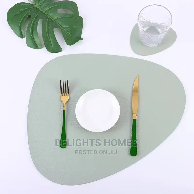 12pcs Leather Table Mats