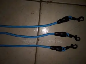 Three- Way Pet Leash With a Coupler Strong Rope Padded Hold