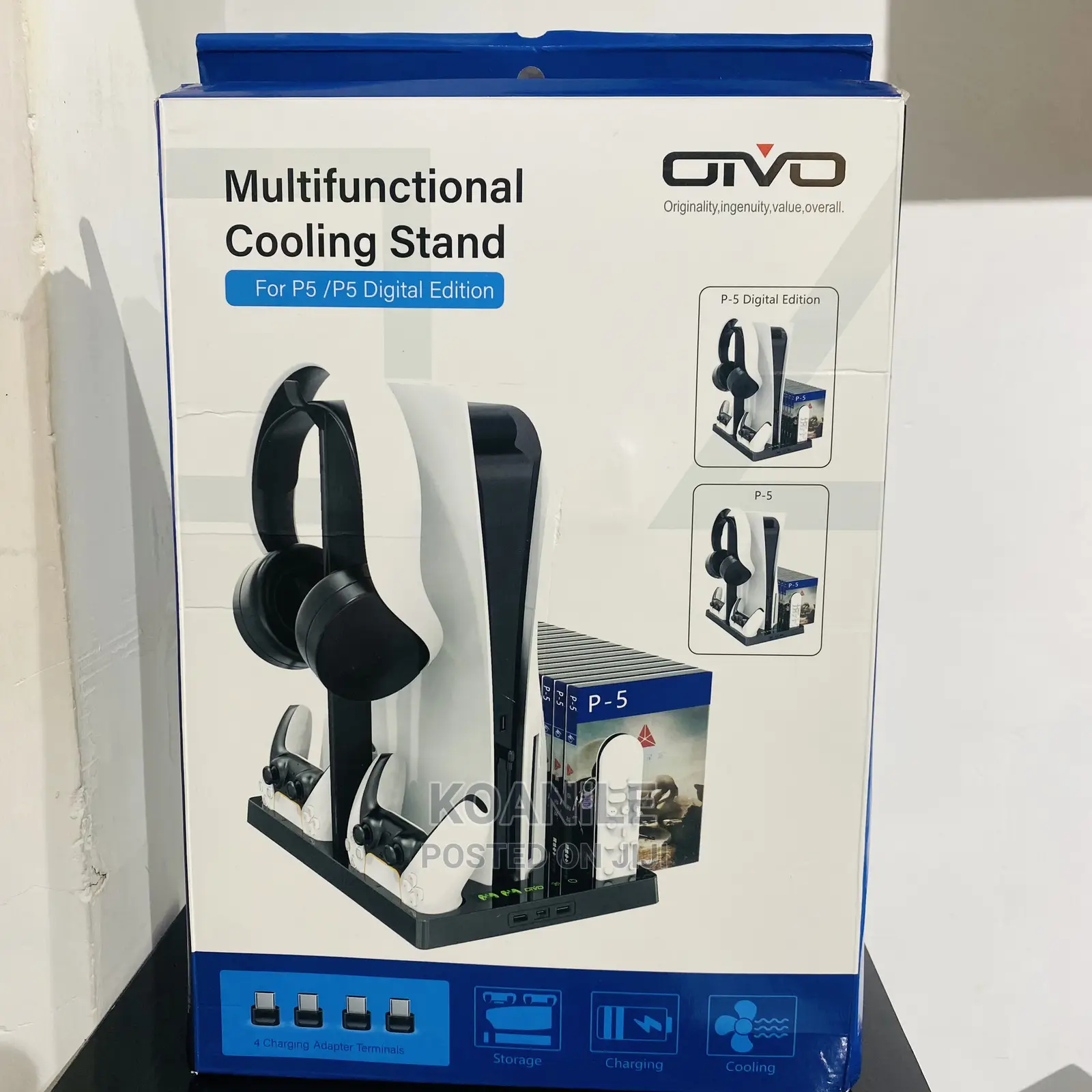 PS5 Multifunctional Cooling Stand