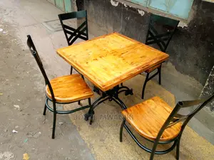 Mahogany Set of Chairs and Tables for Restaurant or Pubs