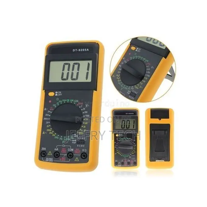 Digital Multimeter LCD AC/DC Ammeter Resistance