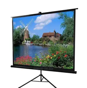 Easily Adjustable Tripod Projection Screen