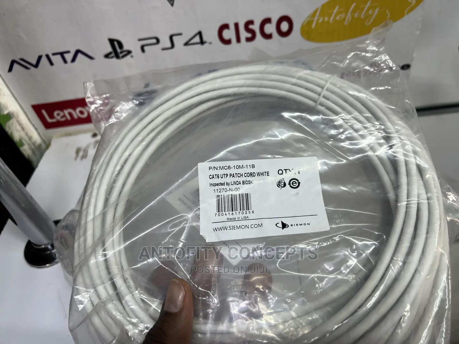10m Cat6 Siemon Patch Cord