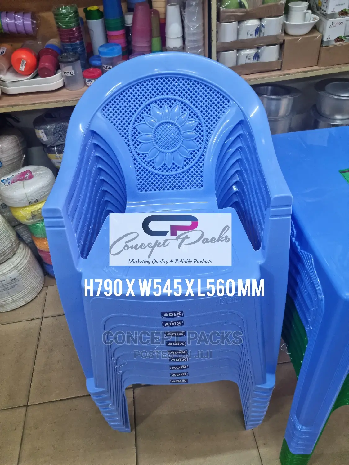 Plastic Chair With Arms