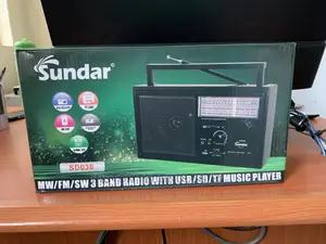 Sundar Sd029 Rechargeable and Battery Radio USB Mp3 Fm Am Sw
