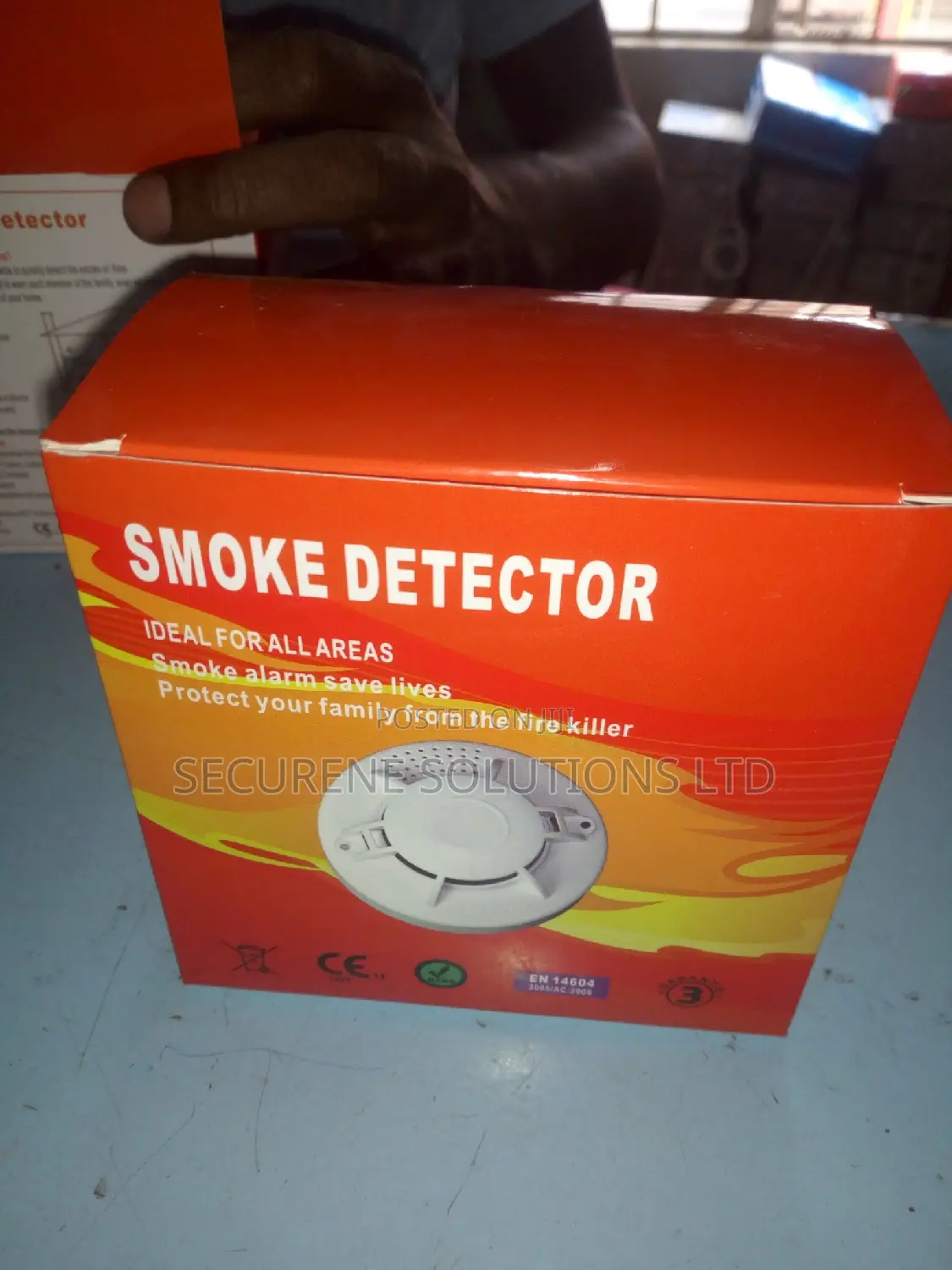 Wireless Smoke Detector/Sensor Fire Alarm With 3V Battery