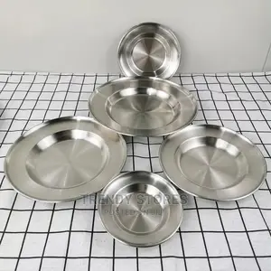 24" Stainless Steel Soup Plate
