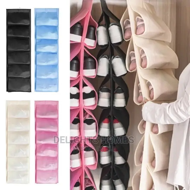 12 Grid Hanging Storage Bag