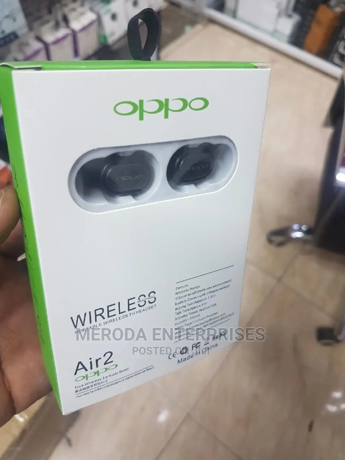 Oppo V5.0 Wireless Headset Bluetooth