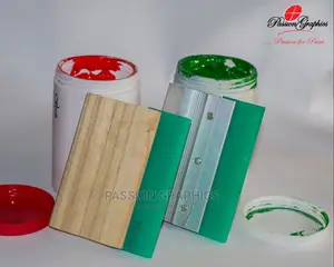 Screen Printing Inks and Squeegee