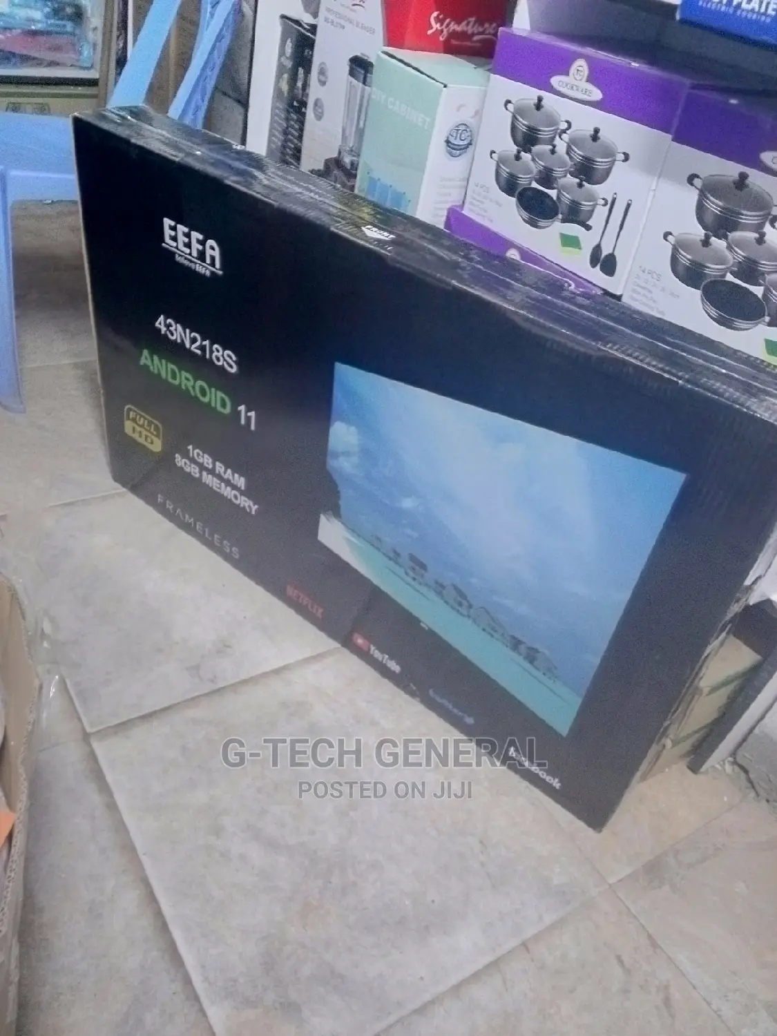 Eefa 43 Inches Android Frameless Tv