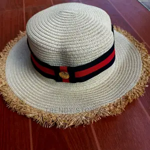 Ruffled Edge Boater Man Hat