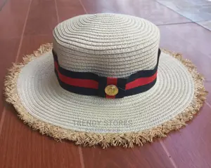 Ruffled Edge Boater Man Hat