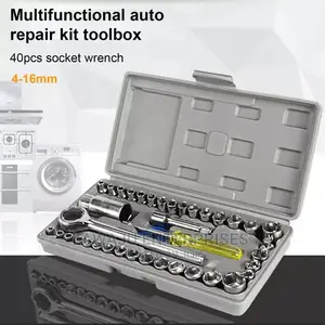 40pcs Combination Tool Kit Wrench Set