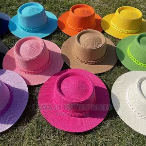 Macaron Candy Colour Straw Sun Hat
