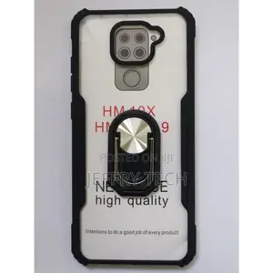 Xiaomi Redmi Note 9 Ring Armor Clear Cover