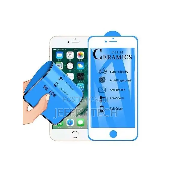 Protector for iPhone 6S Plus Ceramic White Screen Protector