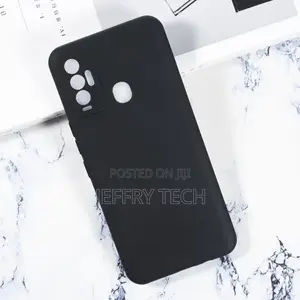 Black Soft Silicone Tecno Camon 18i Case Soft TPU Good Quali