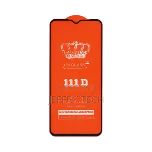 5D Glass Anti-Shock Screen Protector Black for Oppo A16K