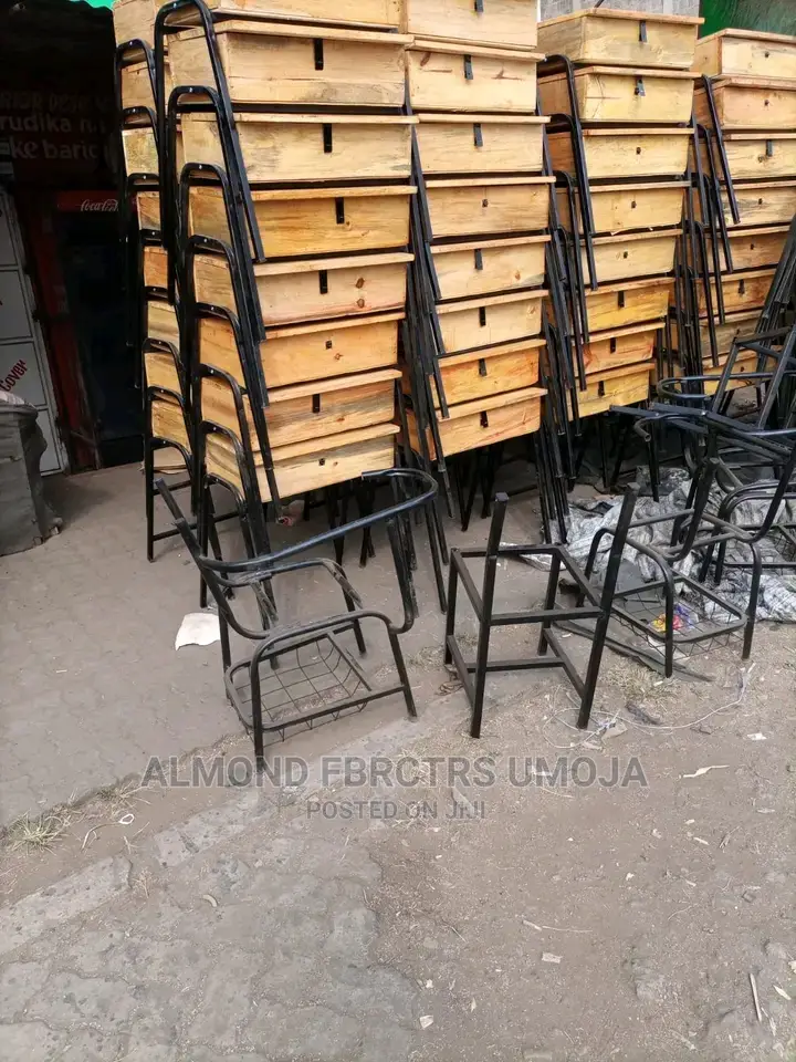 School Lockers and Chair