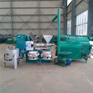 Oil Press With Oil Filter and Material Roasting