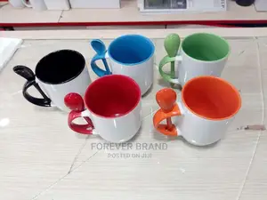 Double Colored Spoon Mugs