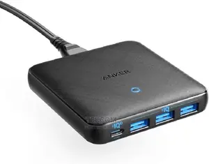 Anker Powerport Atom III Slim (Four Ports) B2C - UK Black