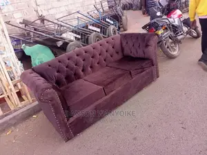 Three Seater Chester Brown on Sale