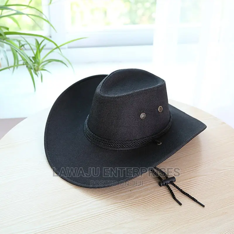 Cow Boy Hat - Black