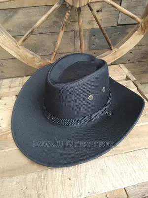 Cow Boy Hat - Black