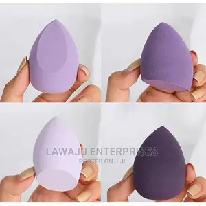 Egg Shaped Super Soft Sponge Cosmetic Puff Set