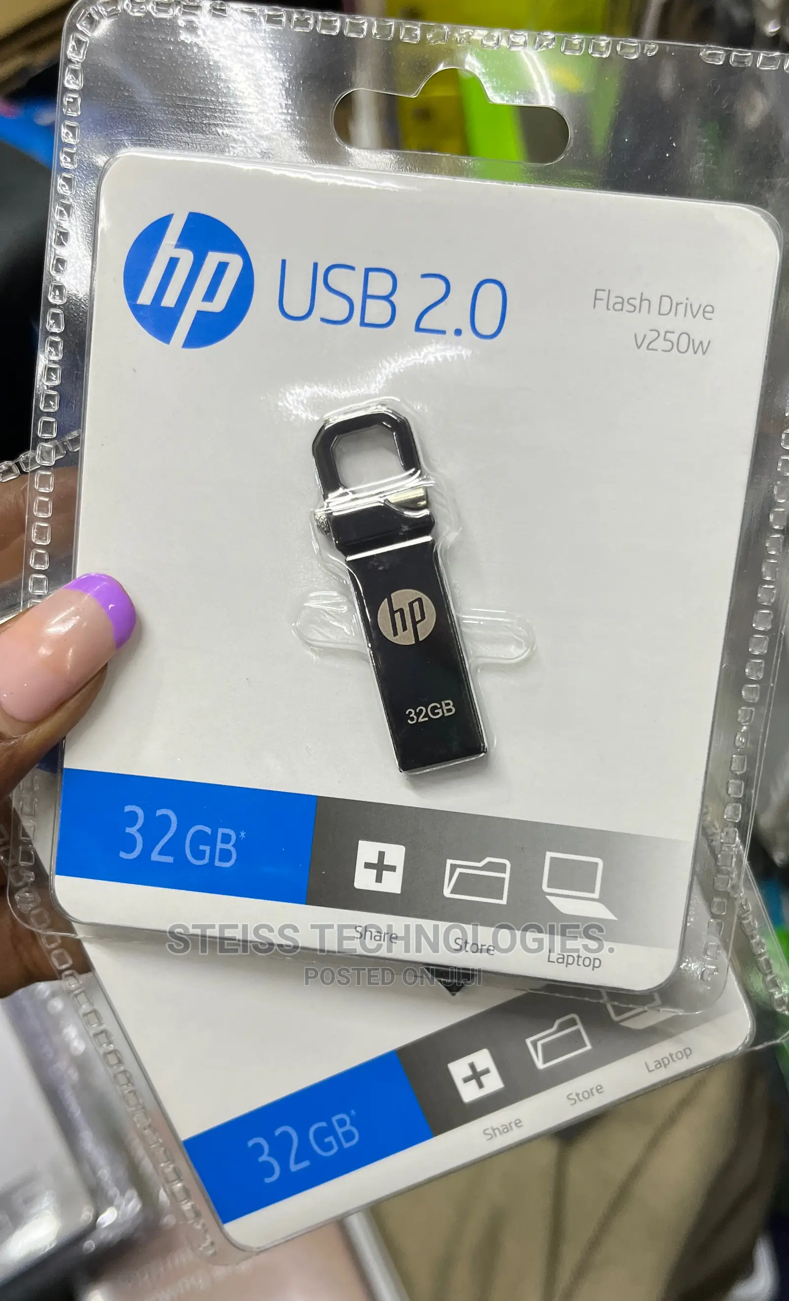 32gb Hp Mettalic Flashdisk.