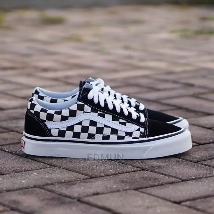 Checkered Skater Van Shoes
